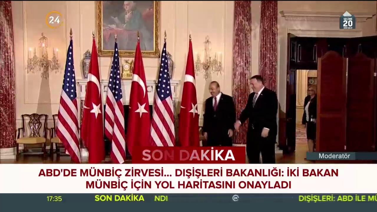 #SONDAKİKA Münbiç için yol haritası onaylandı