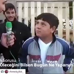 Yarın Öleceğini Bilsen Ne Yaparsın ? Muhteşem Cevap
