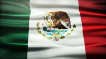 Mexico Flag Waving Free Royalty Footage