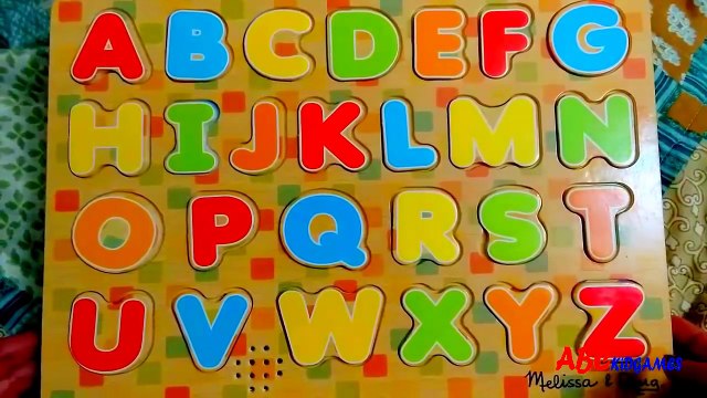 Melissa Doug Alphabet Sound Puzzle Alphabet Wood Puzzle