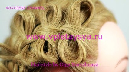 Bow Braid Hairstyle. Плетение косичек бантиками
