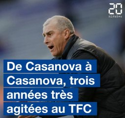 2015-2018 : De Casanova à Casanova, trois années très agitées au TFC