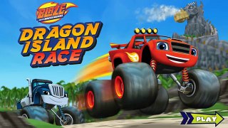 Blaze and the Monster Machines Dragon Island Race Full Episode Kids Games