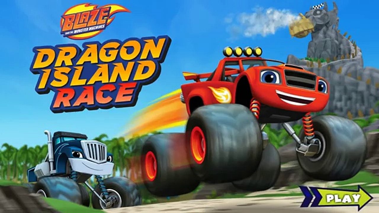 Blaze and the Monster Machines Dragon Island Race Full Episode Kids Games