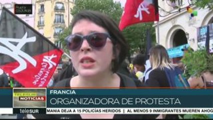 Recuerdan franceses con marcha a activista Clement Meric