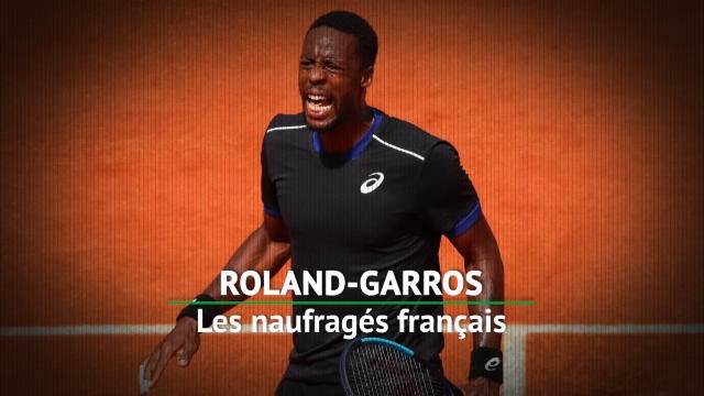 Roland-Garros - Les naufragés français