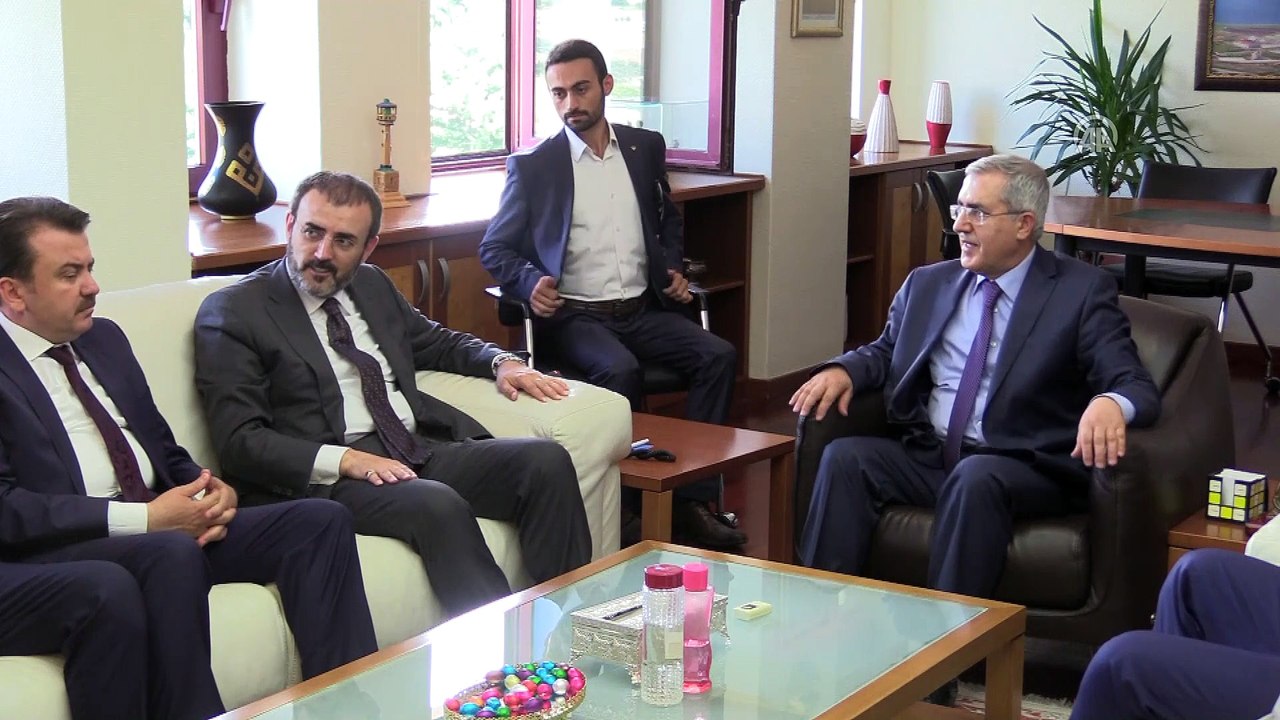AK Parti Parti Sözcüsü Ünal, Rektör Prof. Dr. Niyazi Can’ı ziyaret etti - KAHRAMANMARAŞ