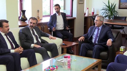 AK Parti Parti Sözcüsü Ünal, Rektör Prof. Dr. Niyazi Can’ı ziyaret etti - KAHRAMANMARAŞ