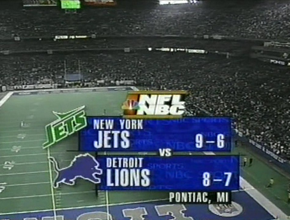 1997-12-21 New York Jets vs Detroit Lions