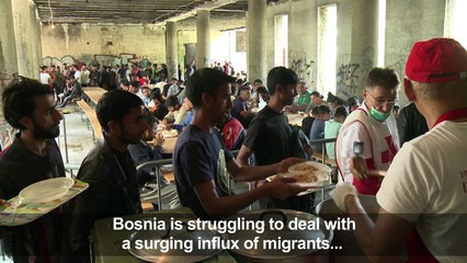 Bosnia battles to cope with growing influx of migrants