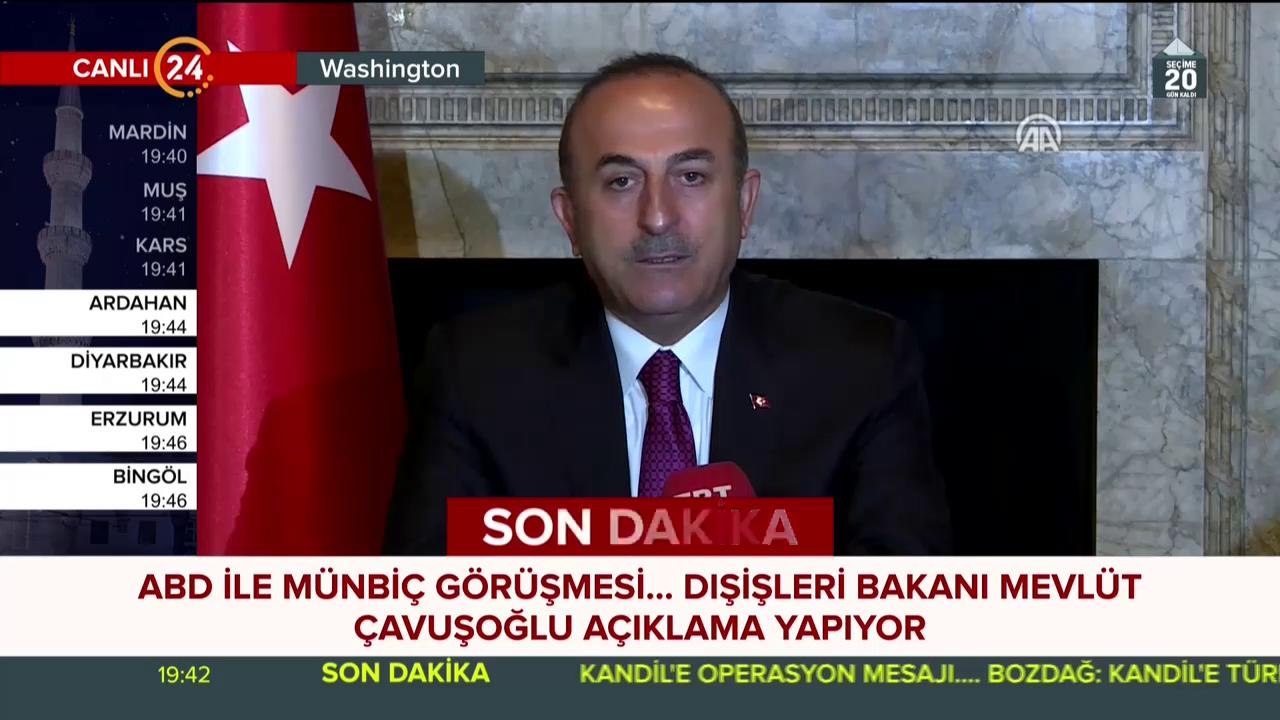 Mevlüt Çavuşoğlu konuşuyor