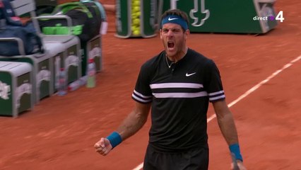 Roland-Garros 2018 : Del Potro élimine Isner en trois sets