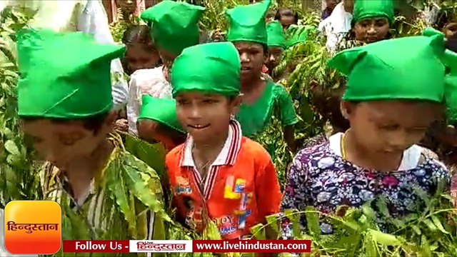 बच्चों ने वृक्ष पुकार मार्च निकालकर किया जागरूक