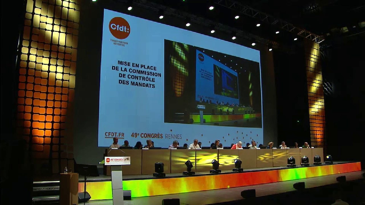 49è Congrès CFDT - Après-midi du lundi 4 juin