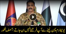 You don't become angel wearing Army uniform: Asif Ghafoor