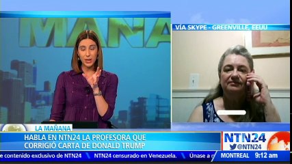 Maestra corrige una carta de Donald Trump plagada de errores de redacción