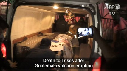 Bodies are recovered from Guatemala's Fuego volcano eruption