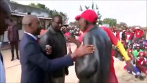 Bodyguard Tries To Stop An Old Man From Greeting Chamisa, See What Happens After That