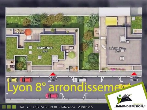 T2 A vendre Lyon 46m2 - 8 ème - Bachut