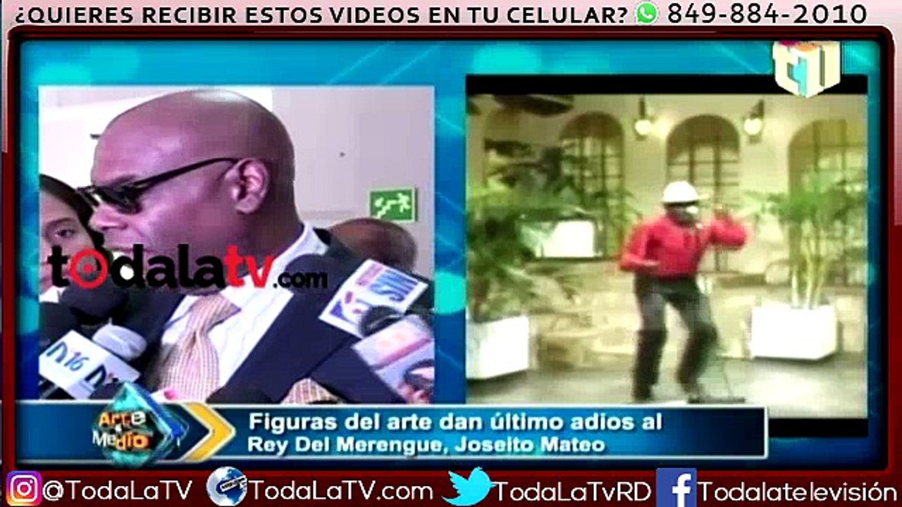 Artistas Y Personalidades  le dan   último Adiós Al Rey Del Merengue Joseíto Mateo-Telefuturo-VIDEO