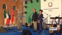 Report Tv - Vlorë, festohet 72 vjetori i krijimit të Republikës së Italisë