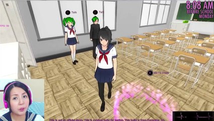 Teacher killing herself! Real Yandere plays yandere simulator
