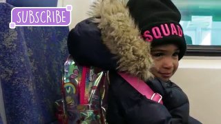 2 YEAR OLD TAKES TRAIN ALONE