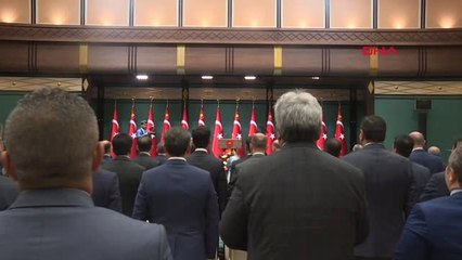 Erdoğan, Beştepe'de Belediye Başkan Vekillerini Kabul Etti