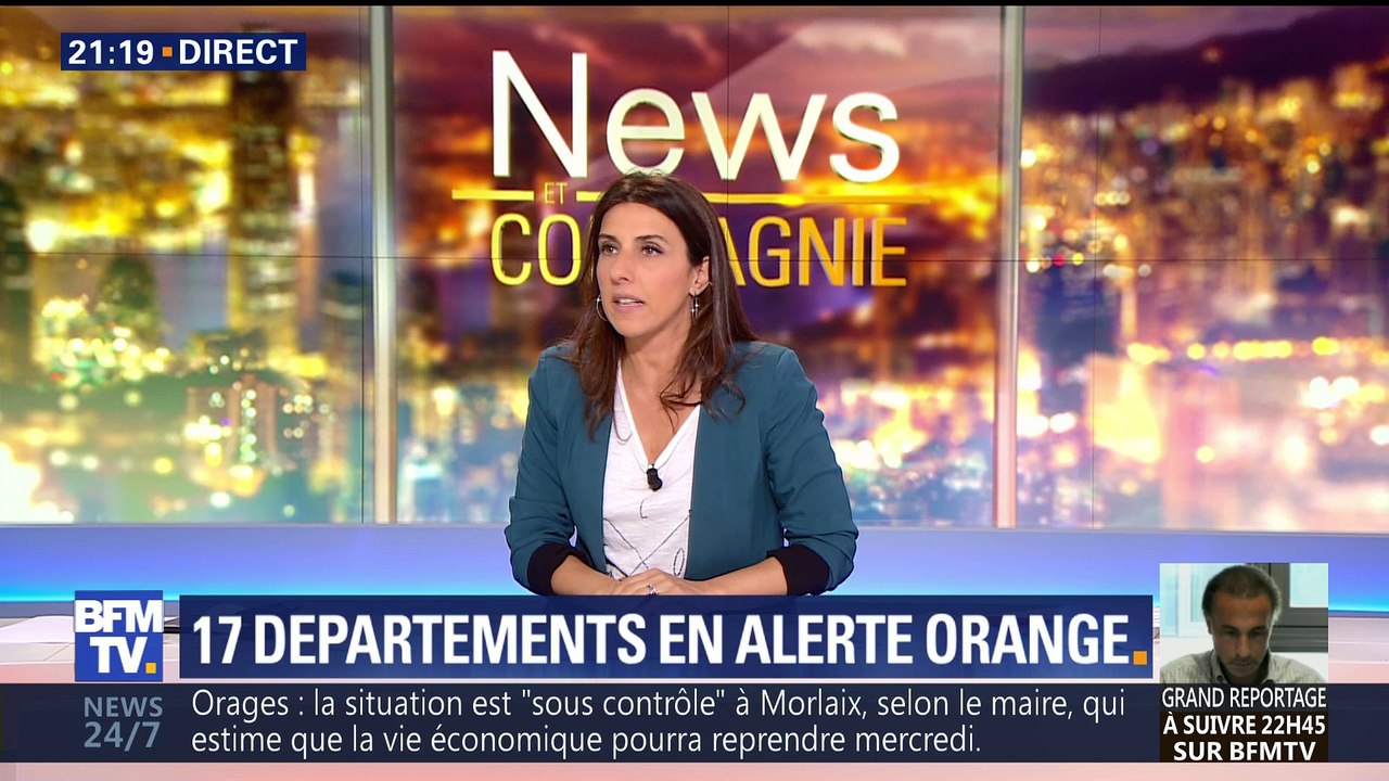 Orages: 17 départements placés en alerte orange