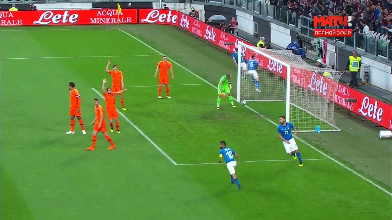 All Events International  Friendly - 04.06.2018 Italy 1-1 Holland