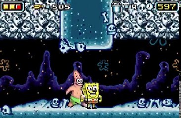 The Spongebob Squarepants Movie (GBA) #6:Too Much Strategy! - Full Walkthrough - World 3-4/3-Boss