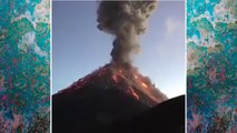 Videos Impactantes Captados Durante La Fuerte Erupción del Volcán de Fuego en Guatemala