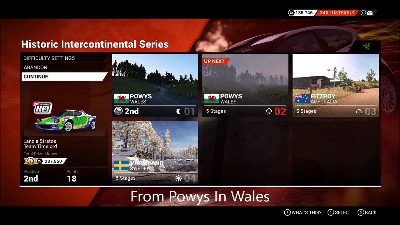 DiRT 4 Forge Lake Historic Intercontinental Series Powys Wales Ev2 St2