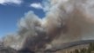 Plume of Smoke Billows From Agua Dulce Brush Fire