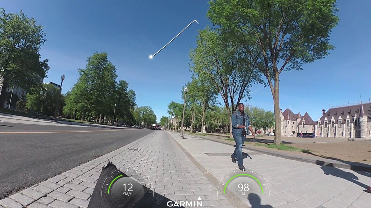 VIRB Vieux-Québec vélo Parliament jusqu'à la maison de René Lévesque