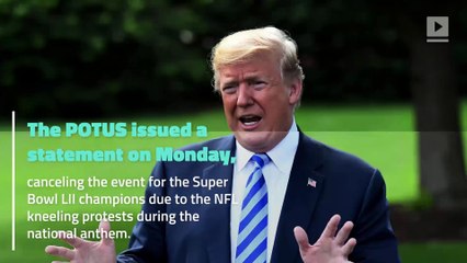 Trump Cancels White House Visit for Philadelphia Eagles