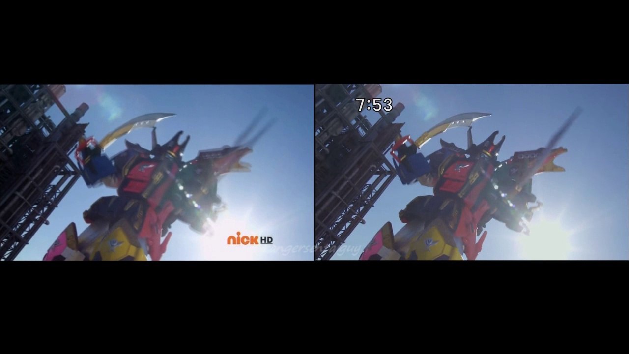 PR Super Megaforce Megazord First Appearance Sp...