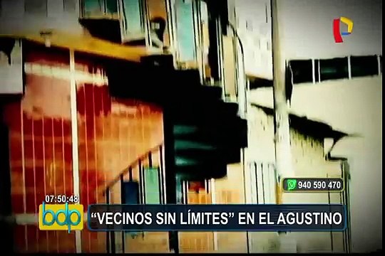 El Agustino: “vecinos sin límites” instalan escaleras y cocheras sobre veredas