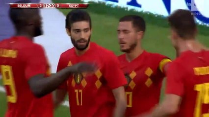 2 - 0 Eden Hazard Goal [HD] - Belgium 2 - 0 Egypt - 06.06.2018 (Full Replay)