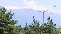Erzincan’ın Munzur ve Keşiş Dağı’na Haziran ayı’nda Kar Yağdı