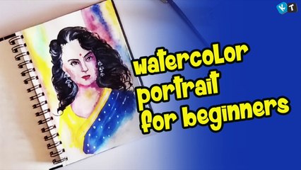 watercolor portraits for beginners