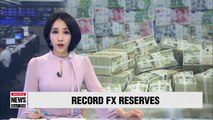 South Korea's foreign exchange reserves hit record US$ 398.98 bil. in May