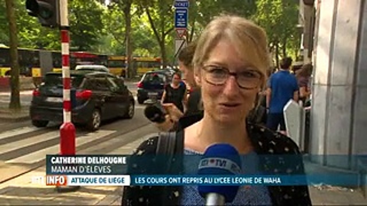 Attentat à Liège: reprise des cours à l'athénée Léonie de Waha