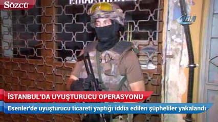 İstanbul'da uyuşturucu operasyonu yapıldı