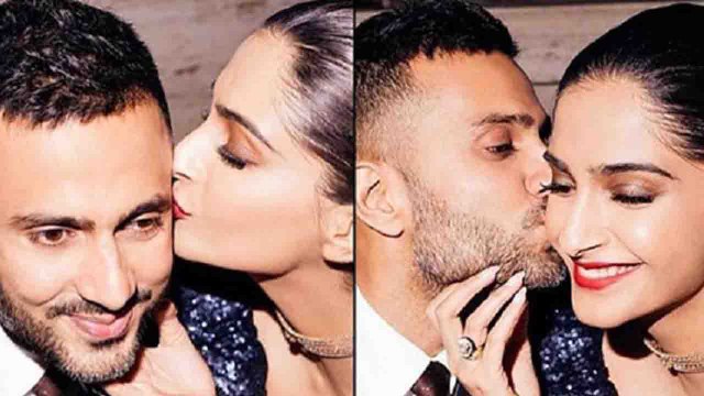 Sonam Kapoor & Anand Ahuja Kiss each other at Poonawala's Party, Photo goes Viral। FilmiBeat