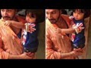 Watch | Varun Dhawan Playing With A Cute Kid On Kalank Sets | Bollywood Buzz