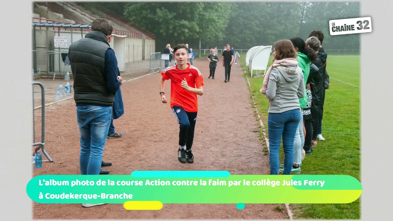 L'album photo de la course Action contre la faim par le collège Jules Ferry à Coudekerque-Branche