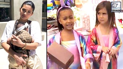 Kylie Jenner Cradles Stormi In $625 Carrier At North West Birthday Party