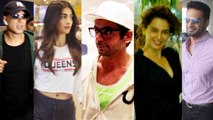 Akshay Kumar, Kangana Ranaut and Sunil Grover Spotted at Mumbai Airport। FilmiBeat