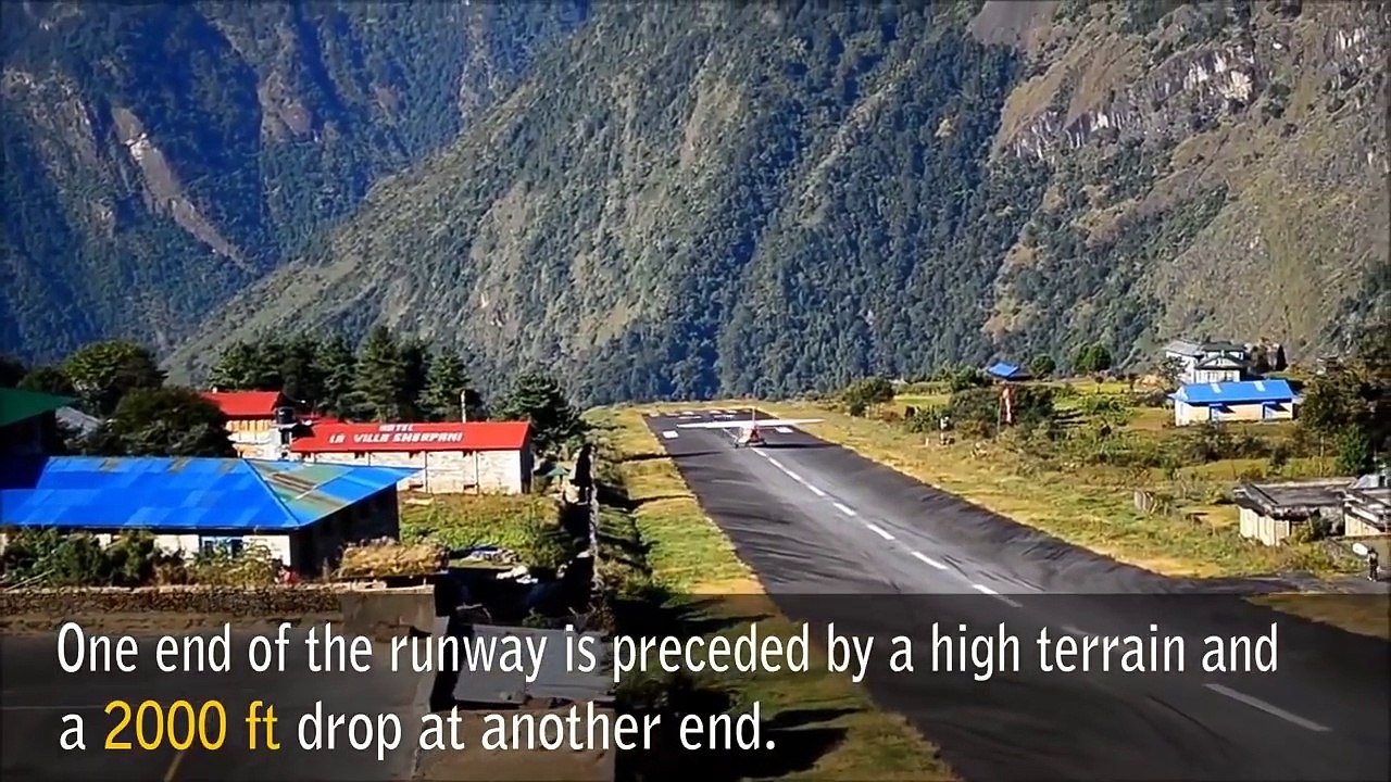 The Most Dangerous Airports in the World Top 10 DANGEROUS AIRPORTS Videos 2018